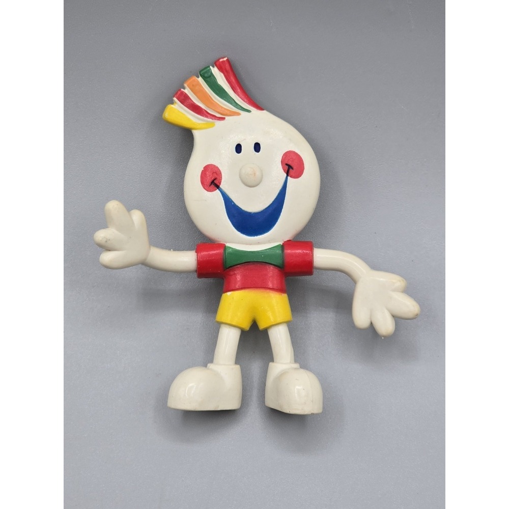 RAINBOY CHIPS AHOY Cookie Character Bendy FIGURE w/ suction Cup 1990s